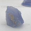 Loose Slice Gem Rock Blue Chalcedony 117.09 Carats Turkey Earth-Mined Rough
