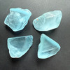Natural Topaz Rough 25.72 Carats 4 Pcs Uncut 4A Grade Light Swiss Blue Color Gemstone Rocks