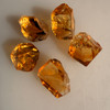 Natural Citrine Uncut Gemstone Rough 75.70 Carats 5 Pcs Deep Golden Yellow Color | Faceting & Jewelry Making November Birthstone