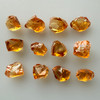 Natural Citrine Rough Uncut Gemstone 94.35 Carats 12 Pcs Golden Yellow Color VVS Clarity Jewelry Making & Faceting