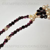 Fine Quality Natural Garnet & Fresh Water Pearl Beads Gemstone Handmade Necklace January Birthstone