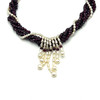 Natural Handmade Necklace  Pearls Garnet Gemstone Beads Jewellery