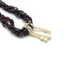 Natural Handmade Necklace  Garnet Pearls Tassels Gem Beads Jewellery