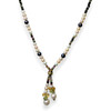 Natural Multi Tourmaline Pearl Citrine Peridot Birth Necklace Jewelry For Renewal, Focus & Positive Energy