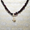 Fine Quality Garnet & Fresh Natural Water Pearl Handmade Multi-Gemstone Necklace