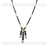 Fine Quality Natural Tourmaline & Fresh Water Pearl Multi-Gemstone Handmade Necklace