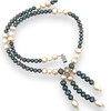 Natural Handmade Necklace 16"-18" Pearls, Tourmaline Gem Bead Jewellery