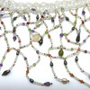 Natural Handmade Necklace 16"-18" Peridot, Coral, Garnet with Tourmaline, Citrine, Amethyst, Peridot, White Topaz Gemstone Beads Jewellery
