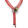 Natural Handmade Necklace 16"-18" Coral, Amethyst, Peridot, Garnet Gemstone Beads Jewellery
