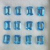 100% Natural Swiss Blue Topaz 8x6mm Octagon Step Cut Exceptional Quality Loose Gemstone