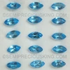 Marquise Flower Cut Natural Swiss Blue Topaz Excellent Quality VVS Clarity 8X4 mm