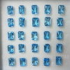 6X4 mm Octagon Princess  Cut Loupe Clean Natural Swiss Blue Topaz Exceptional Quality