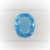 11X9 mm Oval Flower Loose Natural Swiss Blue Topaz Very Good Quality VS Clarity