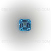 5X5 mm Square Octagon Step Loose Natural Swiss Blue Topaz Excellent Quality VVS Clarity