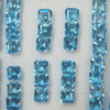 5X5 mm Square Octagon Step Loose Natural Swiss Blue Topaz Excellent Quality VVS Clarity