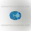 Natural Topaz Oval Facet Cut 5X4mm Royal Swiss Blue Color VVS Clarity Loose Gemstone