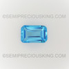 6X4 mm Octagon Step Cut Natural Royal Swiss Blue Topaz Excellent Quality VVS Clarity