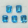 Excellent Quality 9X7 mm Octagon Step Cut Natural Royal Swiss Blue Topaz VVS Clarity