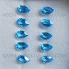 Excellent Quality 8X5 mm Pears Flower Loose Natural Swiss Blue Topaz VVS Clarity