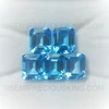 Natural Topaz Octagon Stepcut 11X9mm Swiss Blue Color VVS Clarity Loose Gemstone