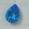Genuine Royal Swiss Blue Topaz 16X12mm Pears Facet Cut Loupe Clean 9.87 Carats Exceptional Quality Loose Gemstone