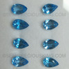 Very Good Quality 8X5 mm Pears Flower Loose Natural Swiss Blue Topaz VS Clarity