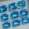 Natural Swiss Blue Topaz 11x9mm Octagon Step Cut Exceptional Quality Gemstone