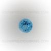 Natural Topaz Round Facet Cut 4mm Swiss Blue Color VVS Clarity Loose Gemstone