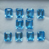 Natural Swiss Blue Topaz 9x7mm Octagon Step Cut Excellent Quality VVS Clarity Loose Gemstone