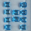 Natural Swiss Blue Topaz 9x7mm Octagon Step Cut Excellent Quality VVS Clarity Loose Gemstone