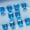 Natural Swiss Blue Topaz 9x7mm Octagon Step Cut Excellent Quality VVS Clarity Loose Gemstone