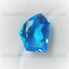 16X12 mm Fancy Cut Loupe Clean 10.84 Carats Natural Swiss Blue Topaz Exceptional Quality