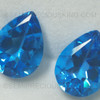Genuine Royal Swiss Blue Topaz 20x15mm Pears Facet Cut 18.8 Carats Exceptional Quality Loose Gemstone