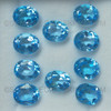 Oval Flower Loose Natural Swiss Blue Topaz Excellent Quality VVS Clarity 11X9 mm