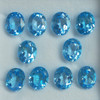 Excellent Quality 11X9 mm Oval Flower Loose Natural Swiss Blue Topaz VVS Clarity
