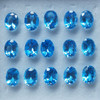 Natural Swiss Blue Topaz 8x6mm Oval Calibrated Excellent Cut VVS Clarity Loose Gemstone