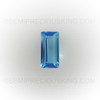 Natural Topaz Baguette Step Cut 8X4mm Swiss Blue Color VVS Clarity Loose Gemstone