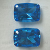 Natural Royal Swiss Blue Topaz 18x12mm Long Hexagon Step Cut Loupe Clean 14.85 Carats Exceptional Quality Loose Gemstone
