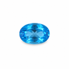 Natural Topaz Oval Facet Cut 14X10mm Royal Swiss Blue Color VVS Clarity Loose Gemstone
