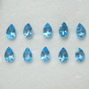 Natural Topaz Pear Facet Cut 6X4mm Swiss Blue Color VVS Clarity Loose Gemstone
