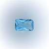 Natural Topaz Octagon Princess Cut 5X3mm Light Swiss Blue Color VVS Clarity Loose Gemstone