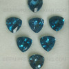 Natural London Blue Topaz 10mm Trillion Facet Cut Excellent Quality VVS Clarity Loose Gemstone
