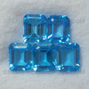 Natural Topaz Octagon Step Cut 12X10mm Royal Swiss Blue Color VVS Clarity Loose Gemstone