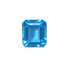 Natural Topaz Octagon Step Cut 12X10mm Royal Swiss Blue Color VVS Clarity Loose Gemstone