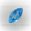 Natural Topaz Marquise Facet Cut 8X4mm Swiss Blue Color VVS Clarity Loose Gemstone