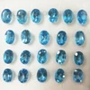 Natural Royal Swiss Blue Topaz 7X5mm Oval Facet Cut Excellent Quality VVS Clarity Loose Gemstone