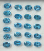 Natural Royal Swiss Blue Topaz 7X5mm Oval Facet Cut Excellent Quality VVS Clarity Loose Gemstone