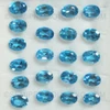 Natural Royal Swiss Blue Topaz 7X5mm Oval Facet Cut Excellent Quality VVS Clarity Loose Gemstone