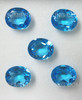 Oval VVS Clarity Flower Cut Loose Natural Swiss Blue Topaz Excellent 12X10 mm Quality