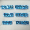 5X5 mm Square Swiss Blue Topaz Excellent Quality